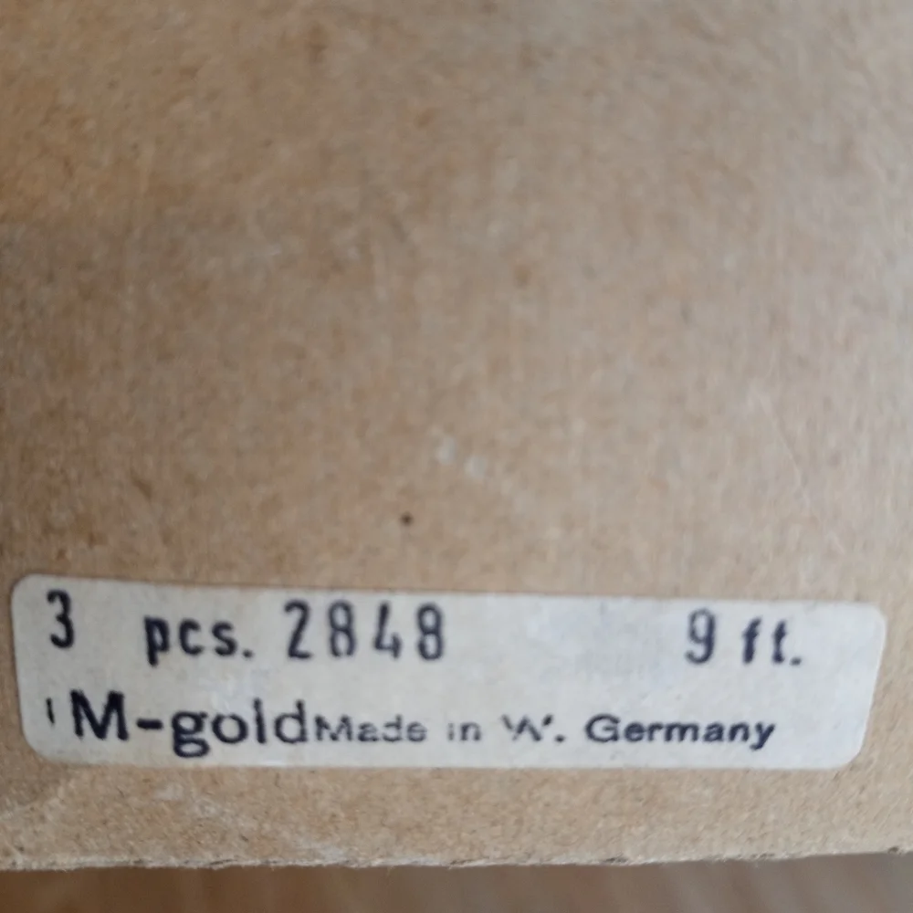 Antique metallic gold Garland, West Germany
